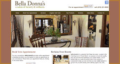 Desktop Screenshot of belladonnas.com